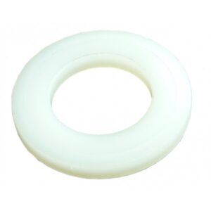 100 M10 White/Opaque Nylon Washers 20mm O/D 1.2 thickness