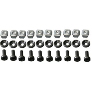 100  M6 CAGE NUTS, SCREWS, WASHERS 0.7mm - 1.5mm