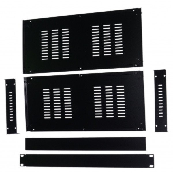 1U 19 inch rack mount 200mm vented top enclosure chassis case - Image 3