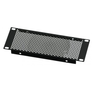 2U 10.5 inch Half-Rack Perforated Vented Blank Panel