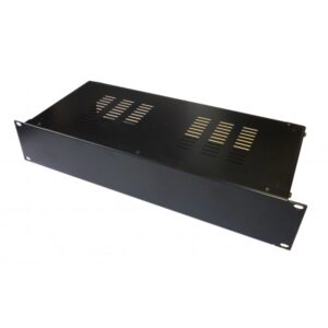 2U 19 inch 200mm rack mount vented enclosure chassis case