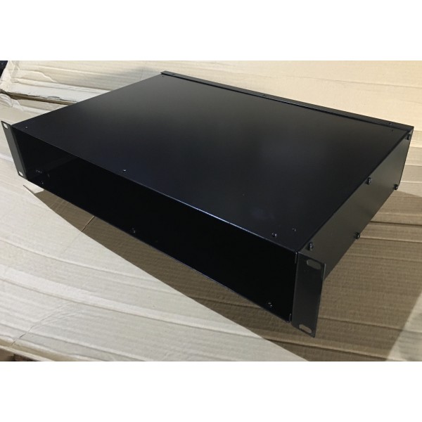 2U 19 inch 250mm rack mount enclosure chassis case with out front panel ...