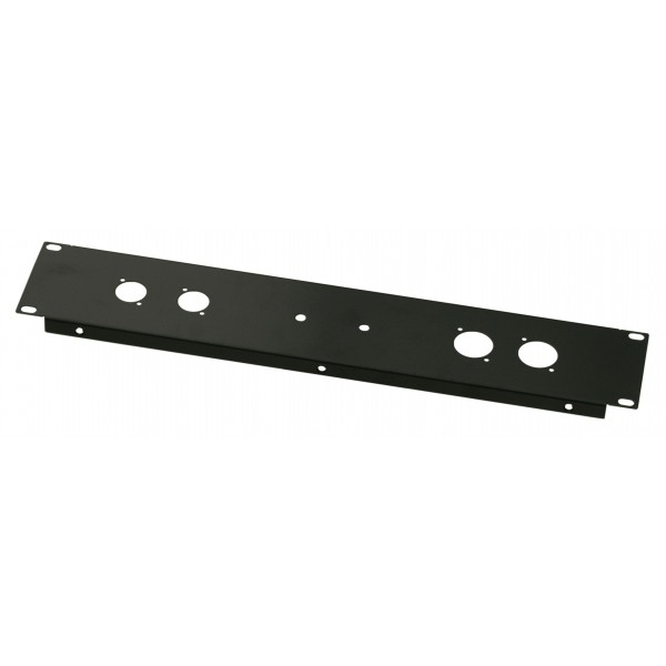 19 Inch Rack Front Panel 2U MIXED 19 inch RACK PANEL, 2 XLR 2 x 8mm holes and 2 PowerCON 32 amp ...