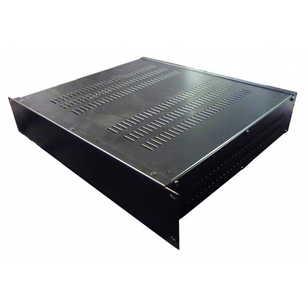 2U Rack Enclosure Chassis 19 inch 390mm deep - All Metal Parts