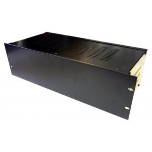 3U 19 inch 200mm rack mount enclosure chassis case with vented top and sides